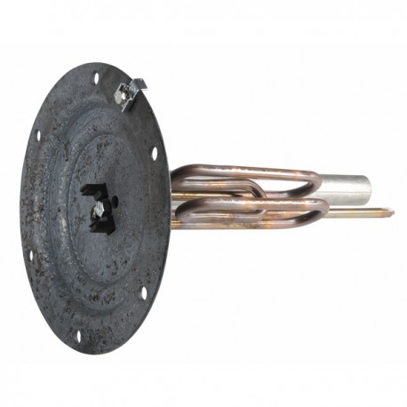 Heating element 1600W with flange and anode - DE DIETRICH CHAPPEE : 97863564