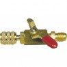 Red valve M1/4" x F1/4" - GALAXAIR : SA-14M14F-R
