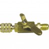 Yellow valve M1/4" x F1/4" - GALAXAIR : SA-14M14F-Y