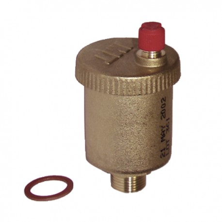 Auto air vent brass 3/8 male - DIFF