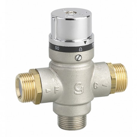 Thermostatic mixing valve 3/4 male - DIFF
