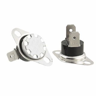 Bimetallic thermostat with flange 120°C