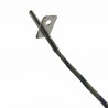Thermocouple J with 880mm flange bulb 40mm - DIFF