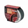 Black aluminium adhesive tape length 25mm - DIFF