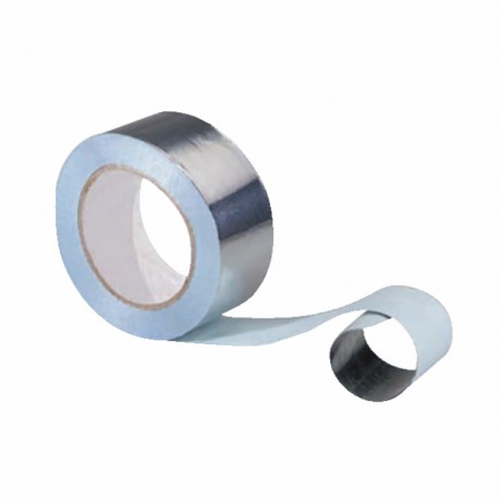 Silver aluminium adhesive tape L 25mm - DIFF