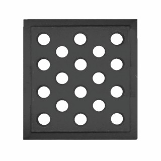 Cast iron grille for fireplaces 160x160mm