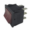 Red light switch 0/1 6A 6XFASTON - DIFF