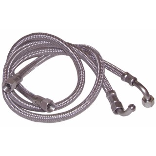 Hose fuel f3/8" x f3/8" bent 90°  (X 2) - DIFF