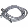 Hose fuel f3/8" x m1/4 with ring bent 90°  900mm  (X 2) - DIFF
