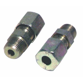 Fitting with ring straight m1/8 x tube 5mm  (X 2) - DIFF