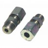Fitting with ring straight m3/8 x tube 10mm  (X 2) - DIFF