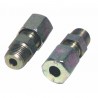 Fitting with ring straight m3/8 x tube 12mm  (X 2) - DIFF