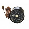 Thermomete r round dial 0° - +120°c ø43mm cap1000 - DIFF