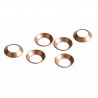 Copper flare gasket 1/2"  (X 6) - DIFF