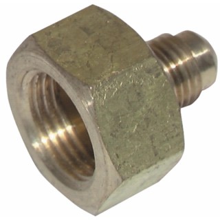 Bottle connector M5/8" flare x F18 x 150 - DIFF