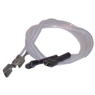 Ptfe hv lead ø2.5mm faston terminals 2,8  (X 2) - DIFF