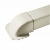 Curved wall passage 110x75 cream white (X 4) - DIFF