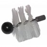 Round roller brush cmv nylon ø 139mm  - DIFF