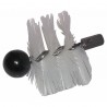 Special cmv nylon round roller brush ø 80mm  - DIFF