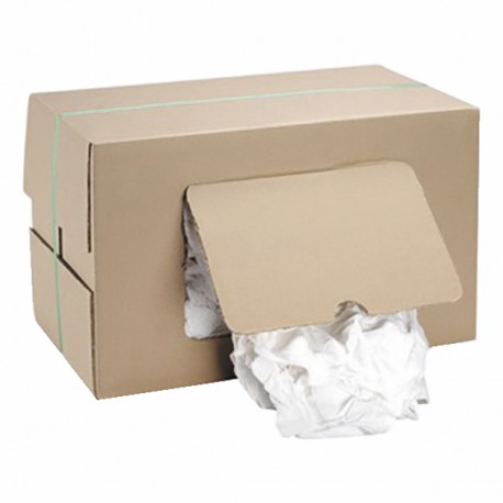 Box of white cotton cloths 10kg - COBIC : 904716