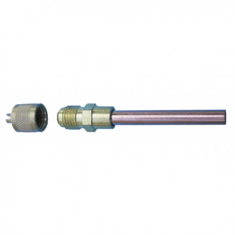 Connector extender with valve  M1/4 SAE - DIFF