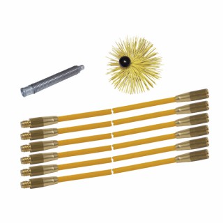 Sweeping kit  rilsan roller brush  Ø125 - DIFF