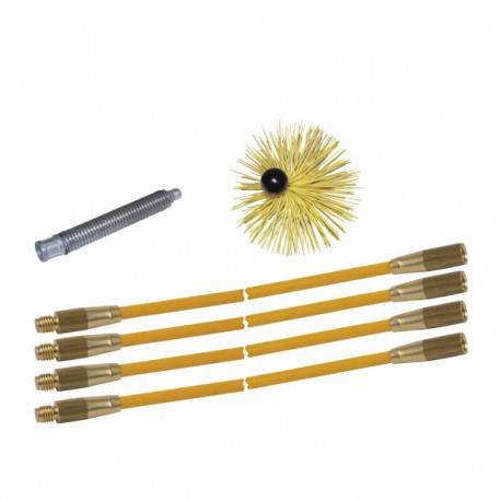 Sweeping kit  rilsan roller brush  Ø125 - DIFF