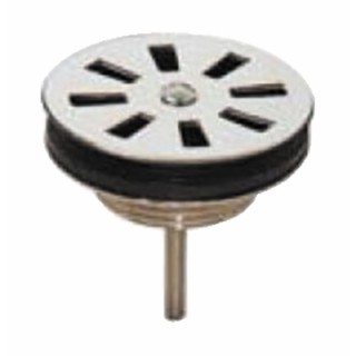 Grated sink drain