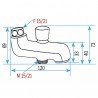 Construction plumbing fixtures - Bathtub/shower nozzle automatic inverter - DIFF