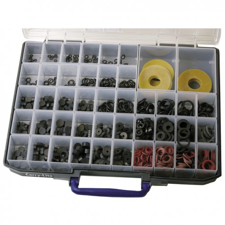 Gasket valve box - Box of 400 gaskets and 852 valves - DIFF