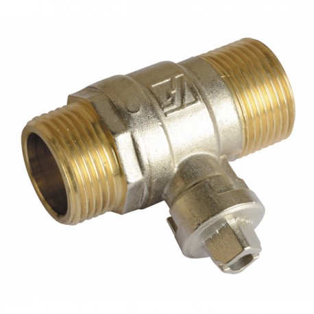 Insulating valve 1" male-male square post-2000  - FRISQUET : F3AA40537