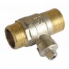 Insulating valve 1" male-male square post-2000  - FRISQUET : F3AA40537