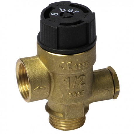 Sanitary relief valve 8 bars - DIFF for De Dietrich Chappée : JJJ009950620