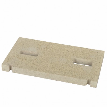 Refractory deflector stove top NETTUNO - FERROLI : 599002100