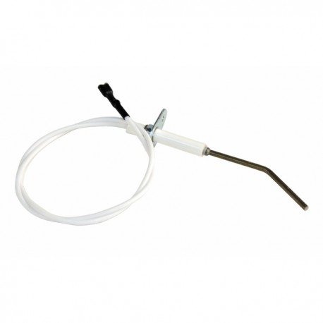 Flame sensing probe 90° bend-cable - DIFF for De Dietrich Chappée : 97580451