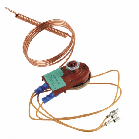 Overheat thermostat with wire for DTG S 200 - DIFF for De Dietrich Chappée : 84094705