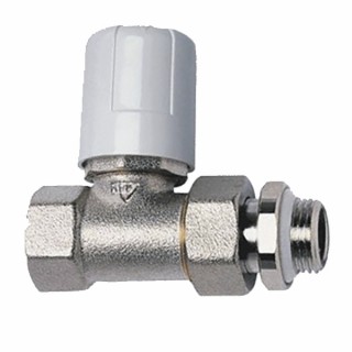 Convertible straight radiator valve body 1/2 RFS (built-in seal on connector) - RBM : 320400