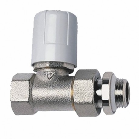 Convertible straight radiator valve body 1/2 RFS (built-in seal on connector) - RBM : 320400