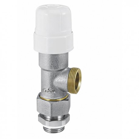 Convertible reversed angle radiator valve body male 1/2 RFS (built-in seal on connector) - RBM : 1800400
