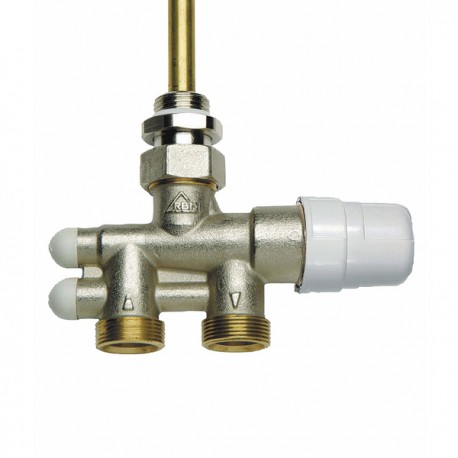 4-Way convertible valve for heated towel rail  - RBM : 7540400