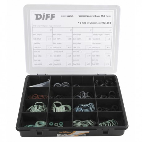 Box set 285 gaskets saunier duval - DIFF for Saunier Duval : COFFRET 258 JOINTS