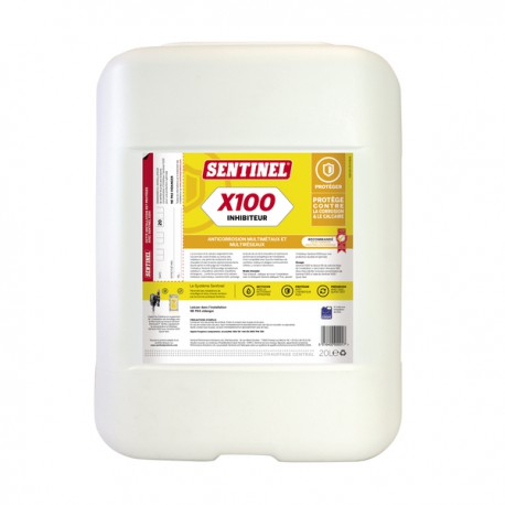 X100 Inhibitor - Can 20 liters - SENTINEL : X100L-20L-EXP