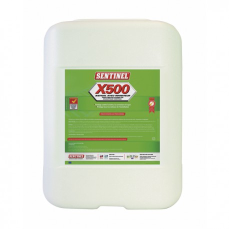 X500 Unhibited antifreeze -  (errycan 20 liters - SENTINEL : X500L-20L-EXP