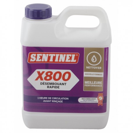 Express Sludge remover X800 - Can of 1 kg - SENTINEL : X800L-12X1L-EXPB