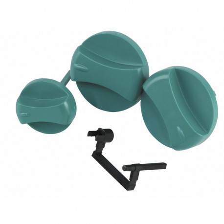Green knob kit of 3 pieces - VAILLANT : 114286