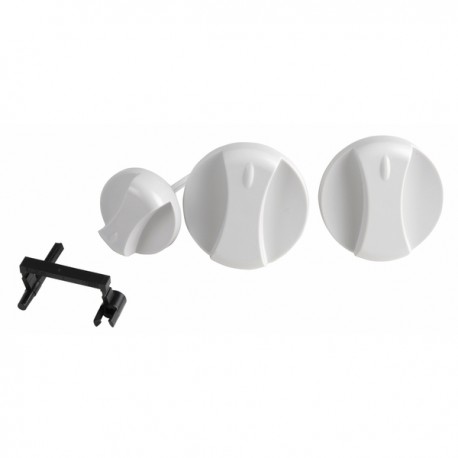 Grey knob, (3 pieces) - VAILLANT : 114288