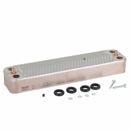 Heat Exchanger 16 plates - DIFF for ELM Leblanc : 87161064360