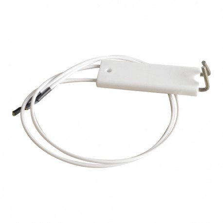 Ignition electrode + cables with crimped fittings 2.8 - GEMINOX : 87168356060