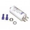 Permanent condensator 5 µf ø30 x lg60 x overall 84 - DIFF for De Dietrich Chappée : S58209851