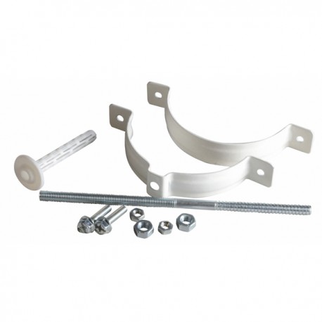 White fastening clamp with dowel pin - UBBINK : 308410